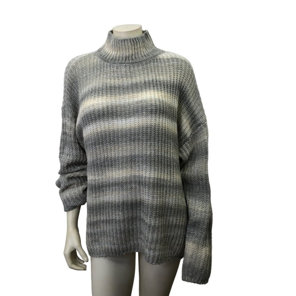 CALVIN KLEIN $79 MOCK NECK SWEATER LG NWT